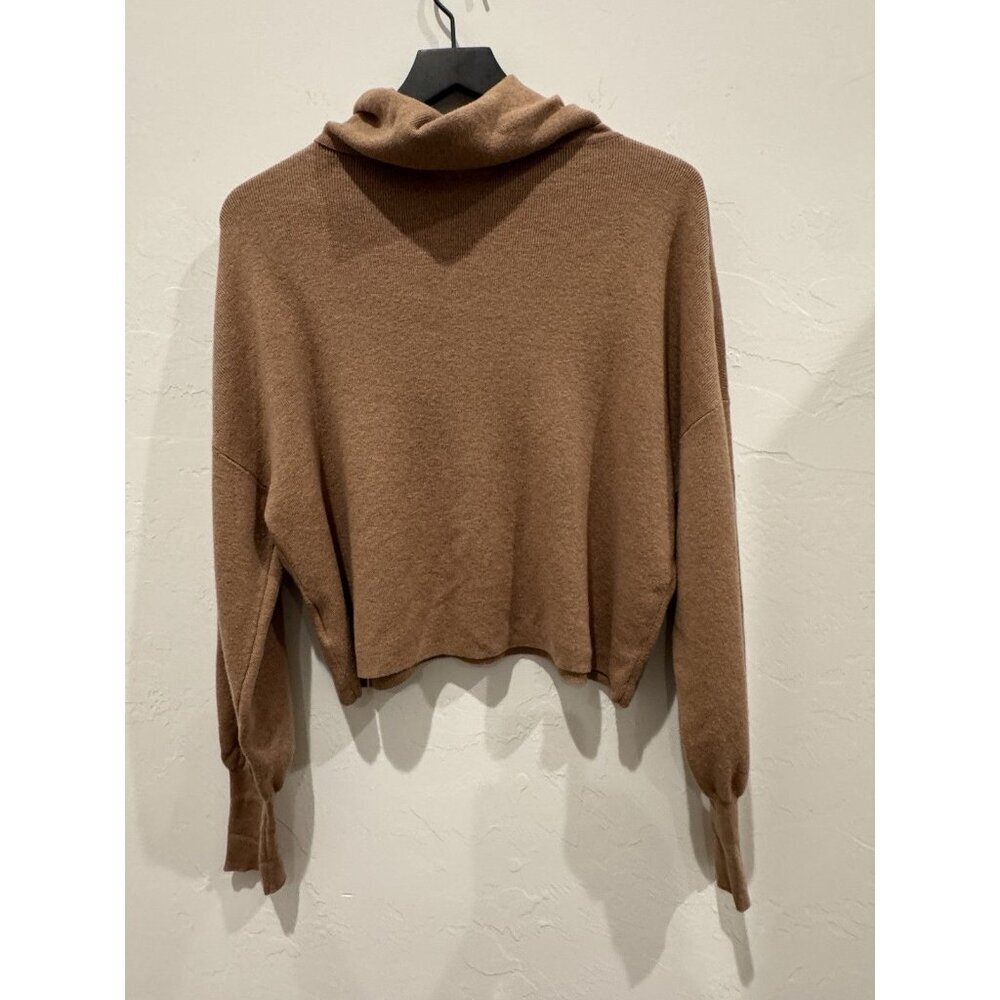 Rodebjer Turtleneck Wool Sweater Camel Brown Size Small - Picture 7 of 9